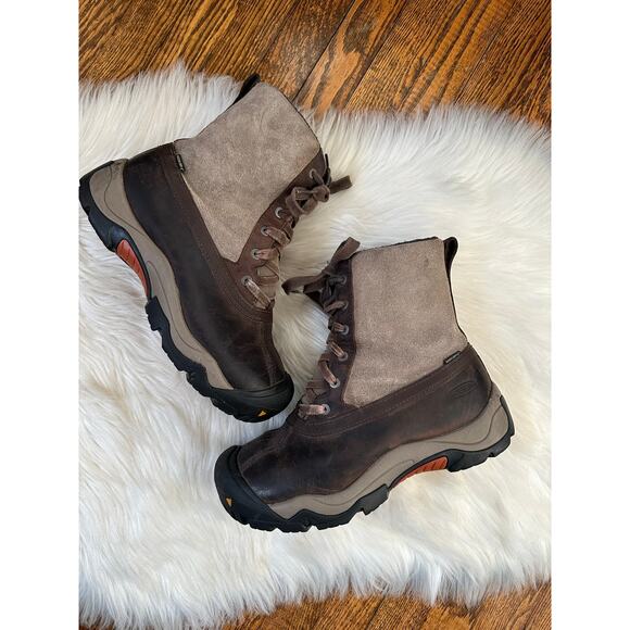 Keen Men’s Brown Leather Suede Hiking Boots main image 6